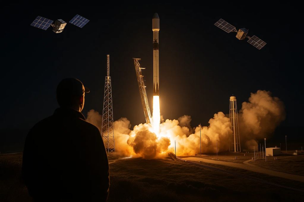 ESA launches HydroGNSS mission: two small satellites for global monitoring of water, floods, freezing, and biomass