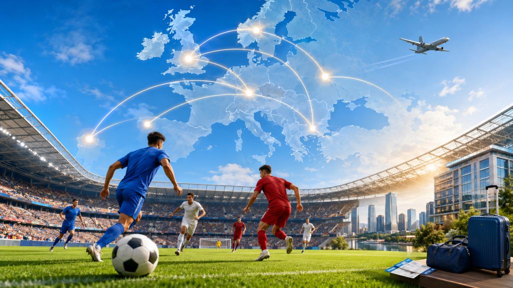 KI-Illustration: UEFA Europa League 2026/27: Paarungen der ersten Qualifikationsrunde, Termine, Tickets und Unterkunft am Stadion