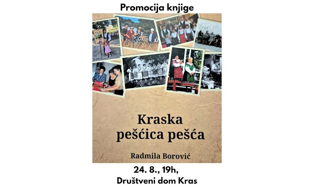 Predstavljanje knjige "Kraska pešćica pešća" Radmile Borović: Monografija koja oživljava povijest Krasa na otoku Krku
