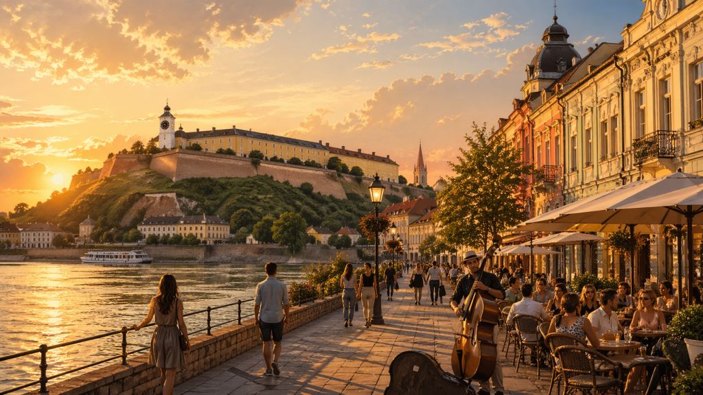 Novi Sad jako idealny weekend nad Dunajem, Petrovaradinem, programami kulturalnymi i spokojnym rytmem miasta