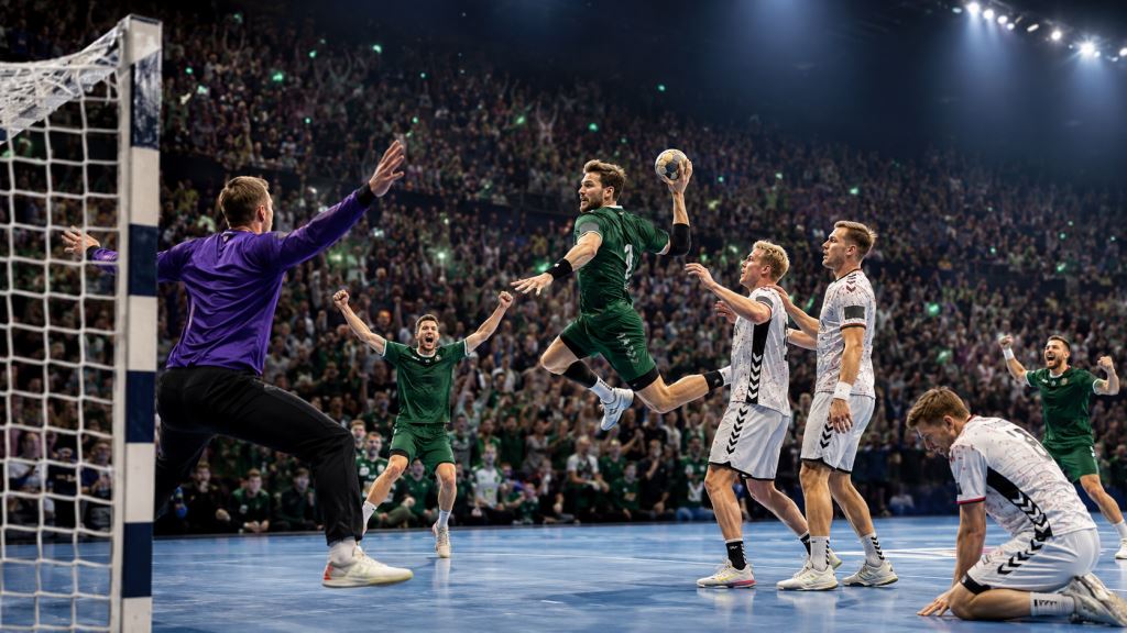 AI ilustracija: Füchse Berlin srušio SC Magdeburg 40:35 u Kölnu i izborio finale EHF Lige prvaka protiv Barcelone nakon golijade