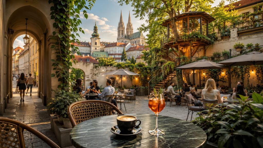Hidden Zagreb Courtyards for Morning Coffee, Cocktails, Jazz and a Quiet Break in the City Centre
