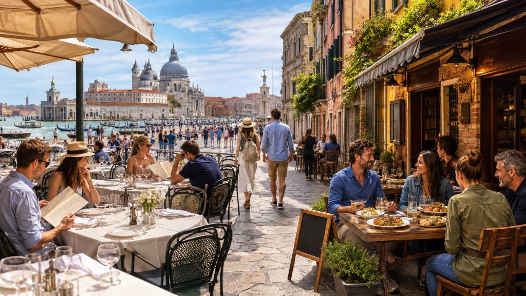 Wie Sie teure Restaurants mit Aussicht meiden und wenige Straßen abseits der Sehenswürdigkeiten besser essen