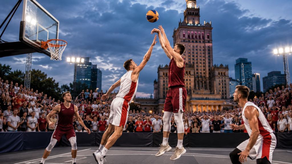 Latvia beat Poland in overtime in Warsaw at the FIBA 3x3 World Cup 2026