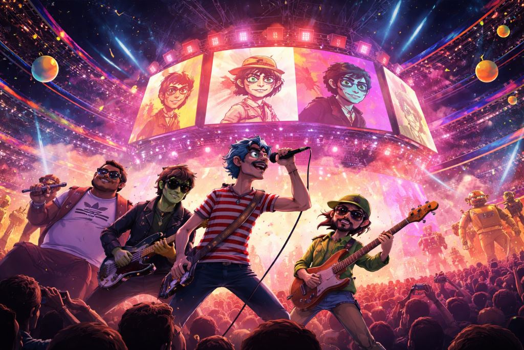 Gorillaz se vraćaju velikim arenskim turnejama, a nova sjevernoamerička ruta potvrđuje puni koncertni povratak benda
