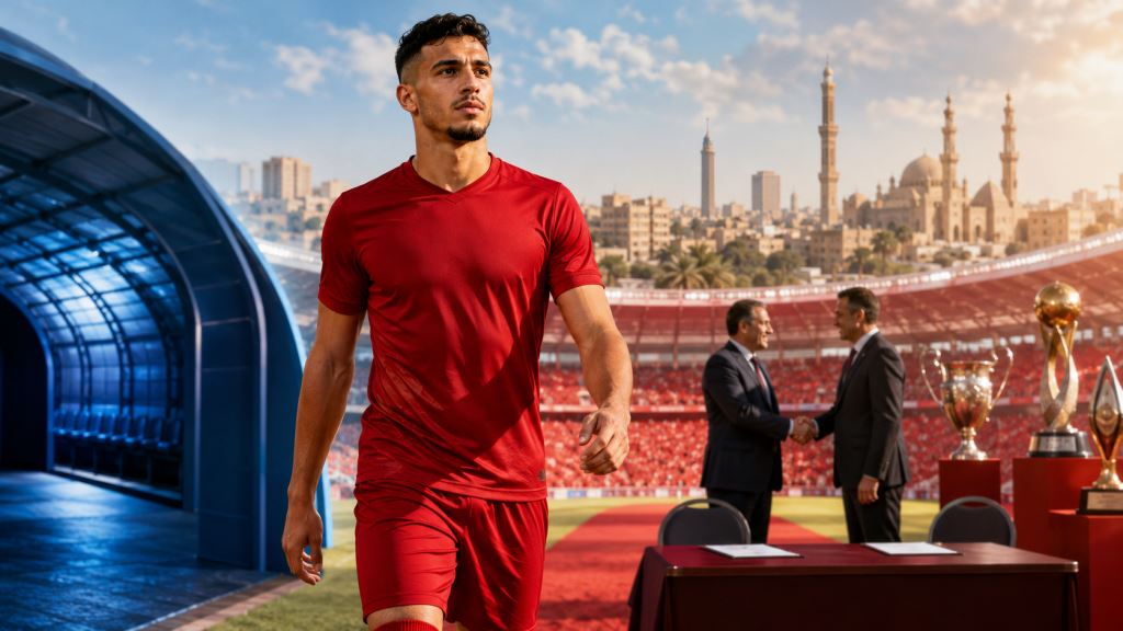 AI illustration: Bakrar joins Al Ahly on three-year deal after Dinamo transfer worth three million euros plus bonuses