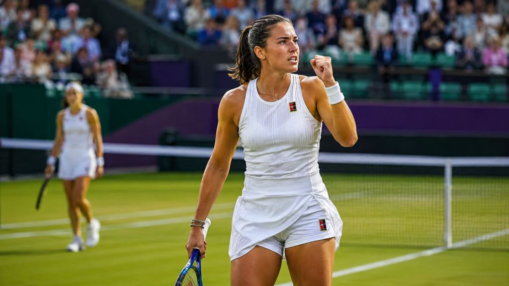 AI ilustracija: Emma Navarro protiv Jessice Bouzas Maneiro u Nottinghamu: pobjeda za polufinale WTA turnira na travi