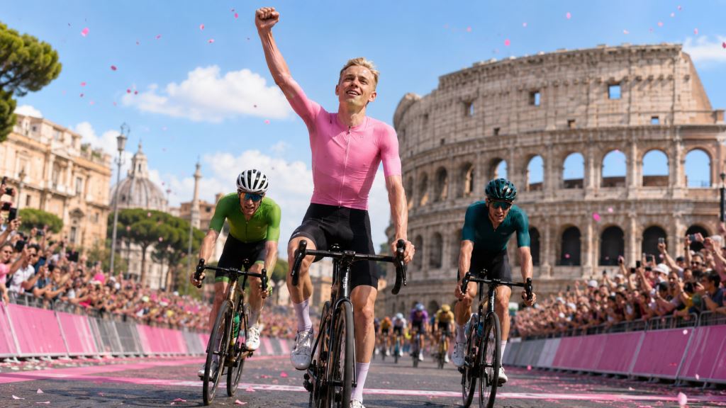 Jonas Vingegaard gana el Giro d’Italia 2026 en Roma y completa las tres Grandes Vueltas