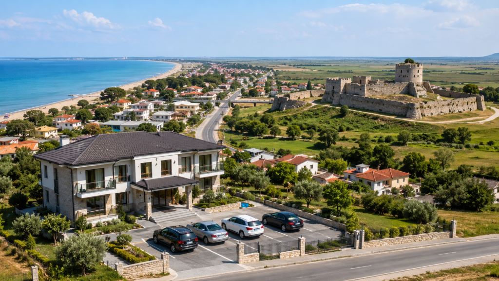 Rrogozhine 2026: Guide zu Unterkünften, Hotels, Apartments, Parken, Küste und Burg Bashtova