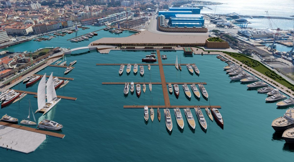 Azimut|Benetti grupa i D-Marin najavljuju početak izgradnje nove marine u Livornu, predviđeni završetak projekta do lipnja 2026. | Karlobag.eu