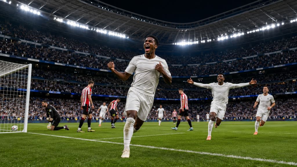 Real Madryt - Athletic 4:2: Wygrana na Bernabéu na koniec sezonu LaLigi w meczu z sześcioma golami sezonu