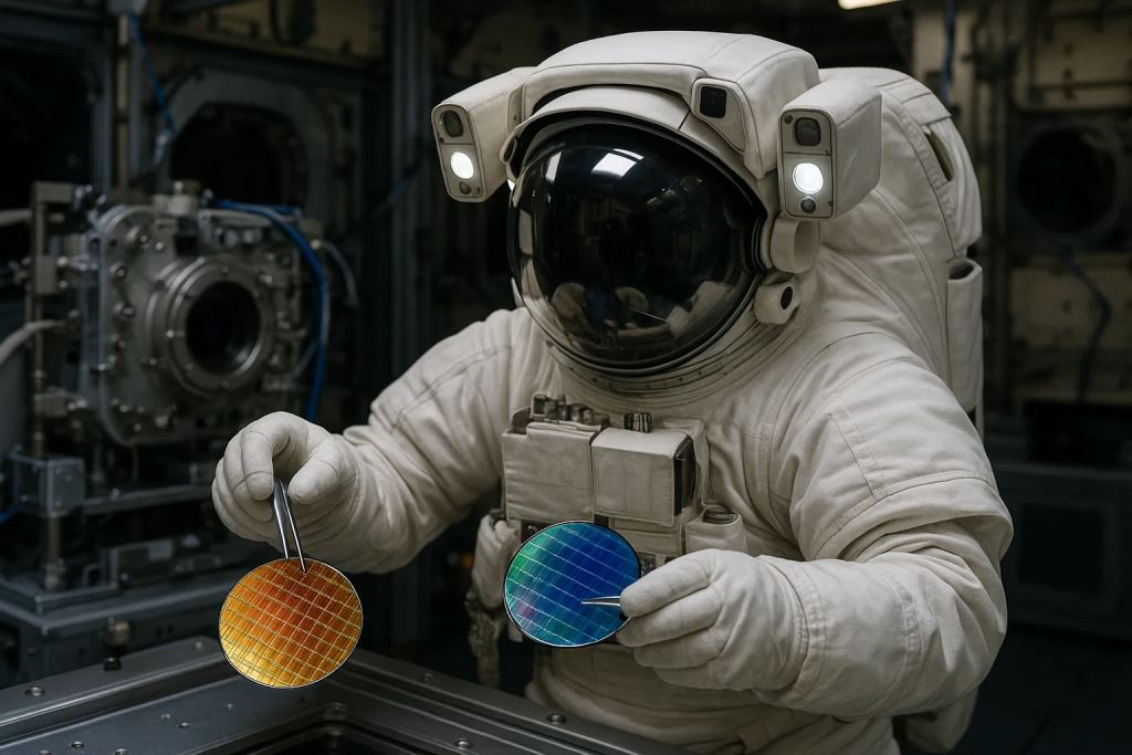 The future is in orbit: Semiconductor production in space as a key to technological sovereignty and national security