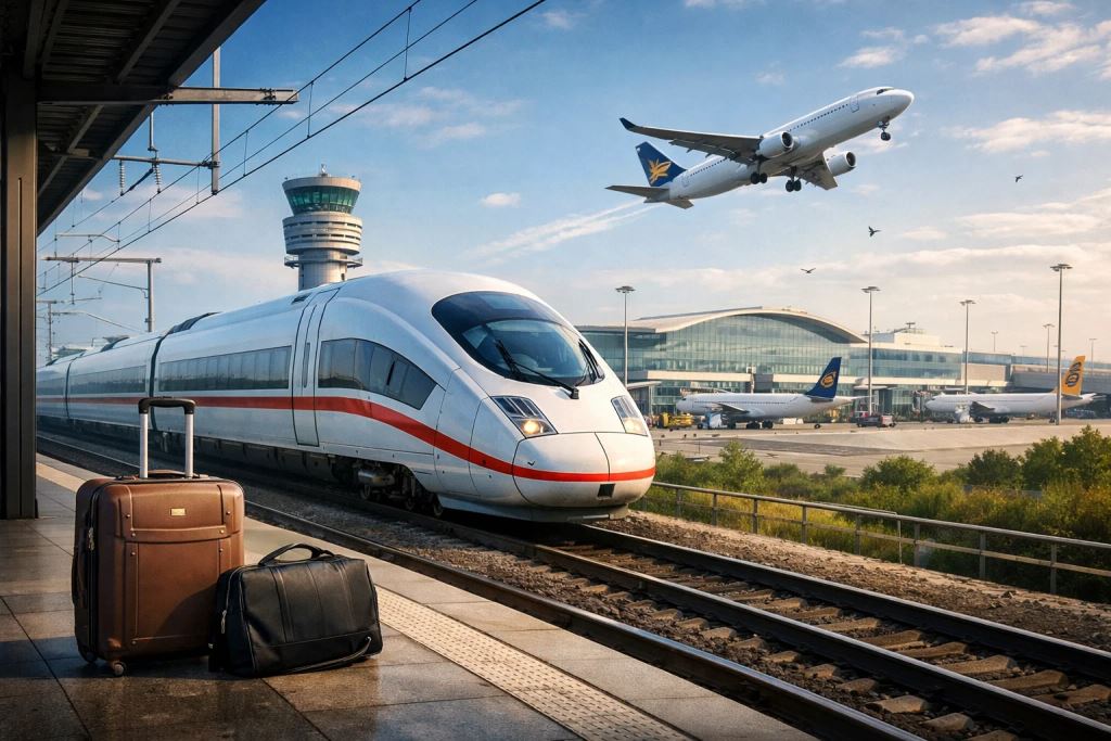 Lufthansa et Brussels Airlines lancent l’ICE vers Brussels Airport à partir de septembre 2026, le train remplace les courts vols feeder