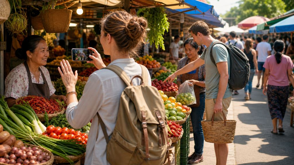 El mercado local no es un decorado para una foto: cómo comprar, probar y grabar sin incómodas meteduras de pata turísticas
