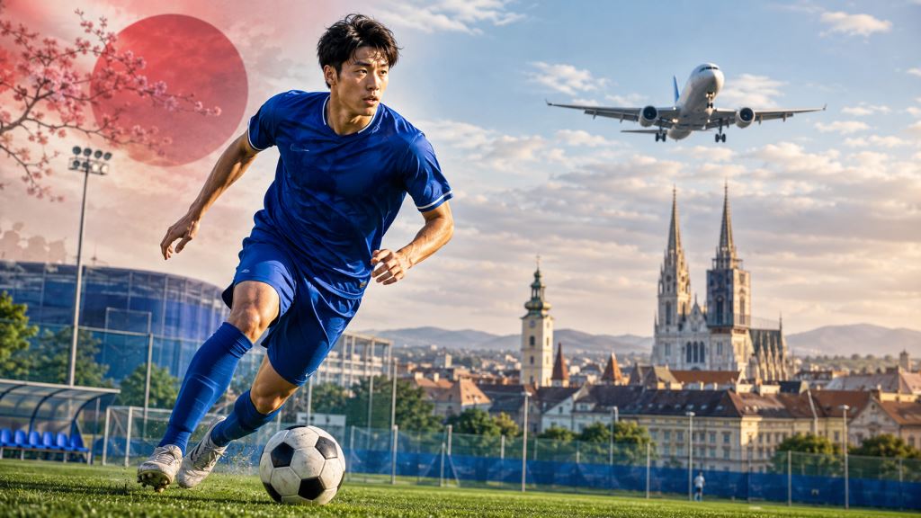AI ilustracija: Dinamo pred dovođenjem Sote Nakamure: japanski reprezentativac stiže kao novo pojačanje za napadačku liniju