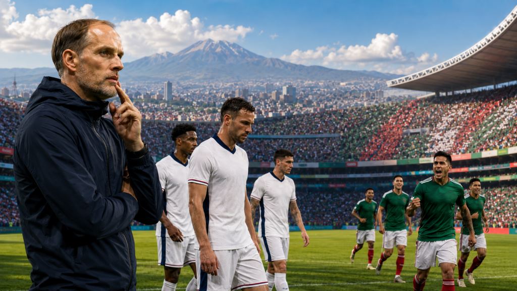 AI ilustracija: Tuchel i Engleska pred Meksikom: Azteca, visina Mexico Cityja i najteži ispit nokaut-faze za Kanea i Tuchela