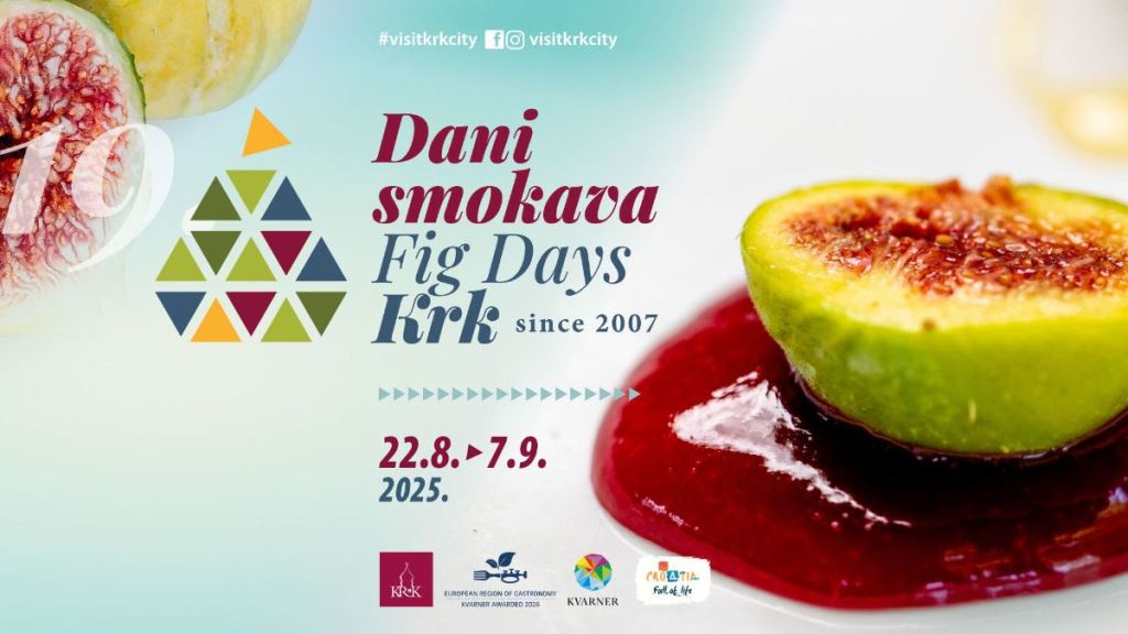 Días de los Higos Krk 2025: Programa completo y guía de gastronomía, educación y entretenimiento en la nueva edición del 4 al 7 de septiembre