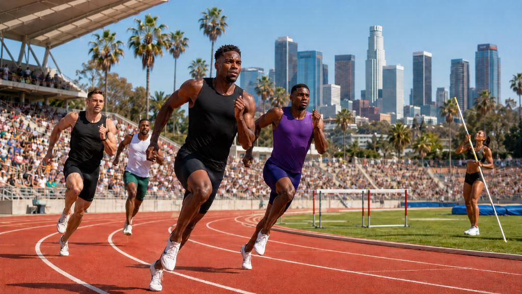 LA Grand Prix w Los Angeles z udziałem 11 aktualnych mistrzów olimpijskich i świata na torze USC