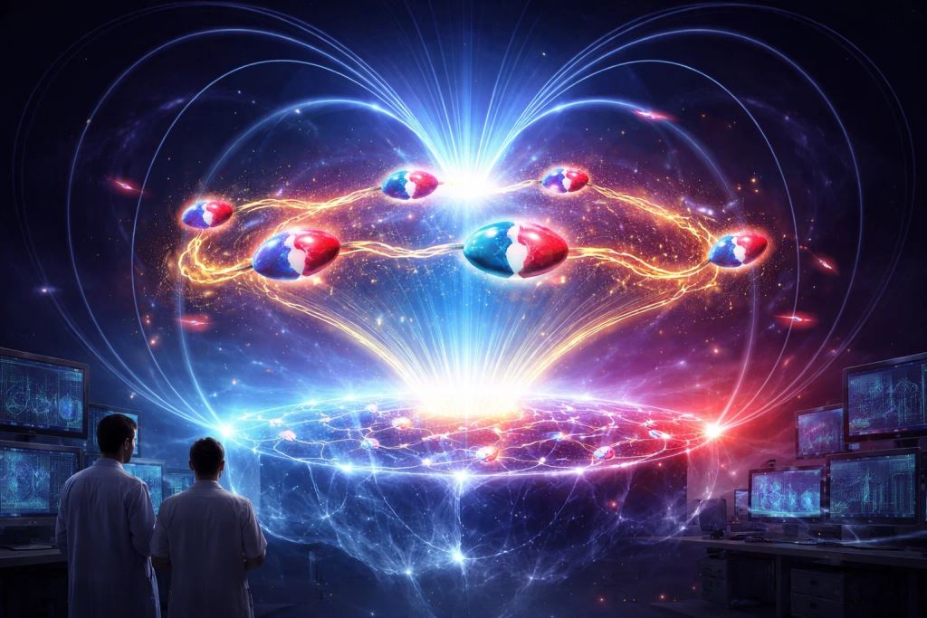 Anyons link superconductivity and magnetism: new MIT theory reveals unusual quantum matter in moire materials