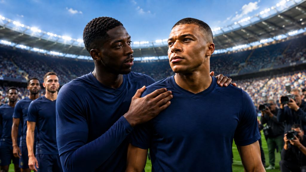 Dembélé défend Mbappé avant l’entrée de la France en Coupe du monde face au Sénégal