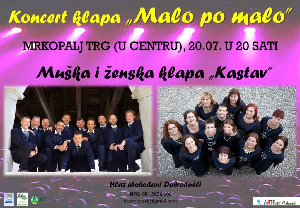Klapa Evening in Mrkopalj: World-awarded Klapa Kastav performs at the 9th ARTfest in the heart of Gorski Kotar