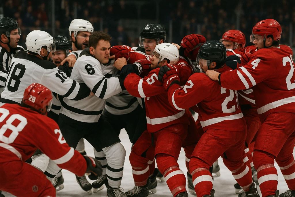 Mass Fights in Sports: From Unwritten Rules and the Psychology of Conflict to Legendary Showdowns in the NHL and MLB