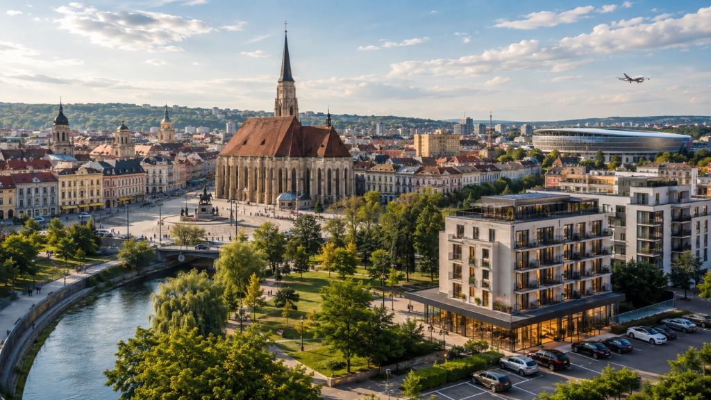 Cluj 2026 : guide des hôtels, appartements, parkings, prix et meilleurs quartiers pour bien séjourner